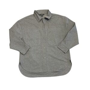 Women’s Oversized Button-Up Shacket - Size 6